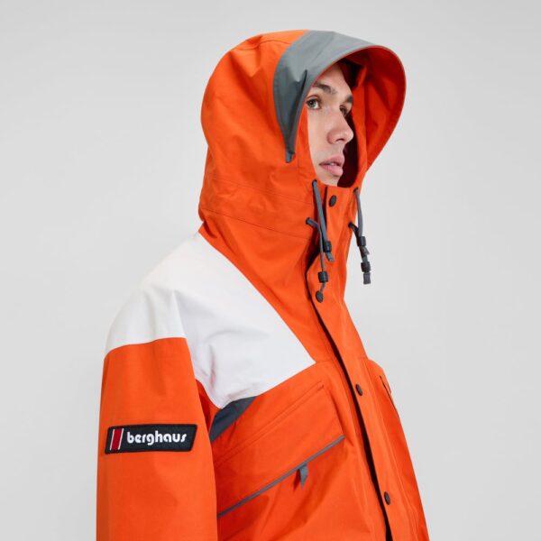 Berghaus Unisex Trango Gore-Tex Waterproof Jacket - Orange/Grey