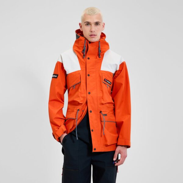 Berghaus Unisex Trango Gore-Tex Waterproof Jacket - Orange/Grey