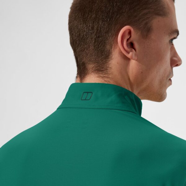 Berghaus Men's  24/7 Half Zip Long Sleeve Tech Tee - Green - Image 7