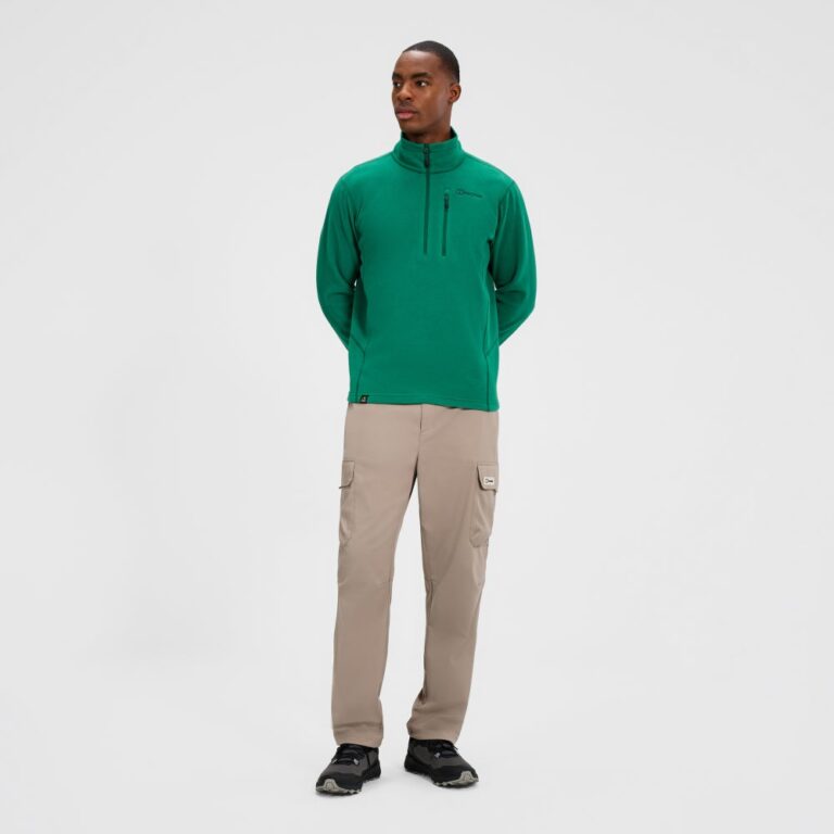 Berghaus Men's Prism Micro Half Zip Polartec Fleece  - Green