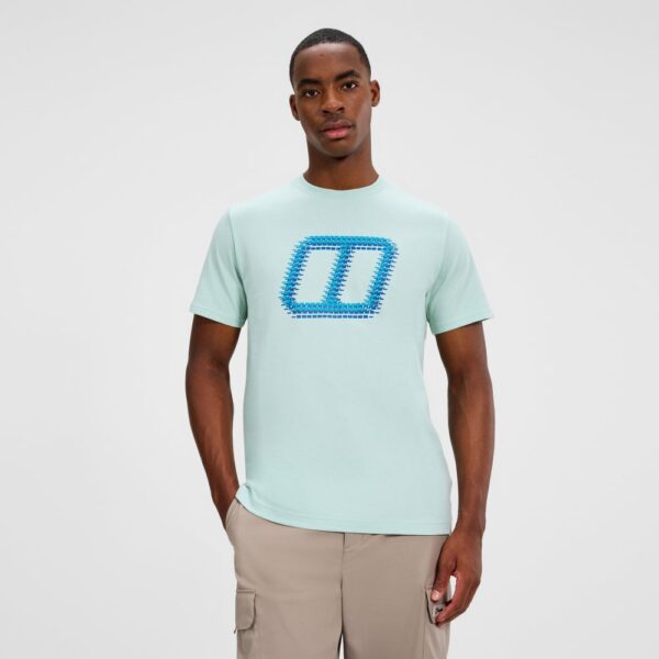Berghaus Men's Glitched Blocks Tee - Green