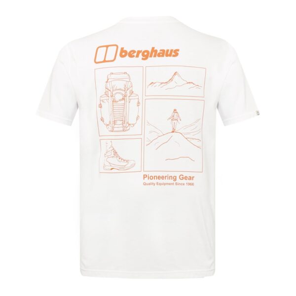 Berghaus Unisex Hiker Storyboard Tee - Pure White