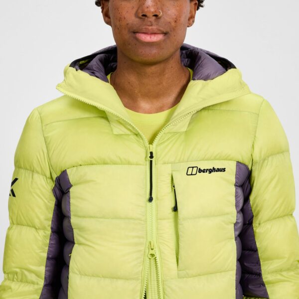 Berghaus Women's MTN Arete Ultra Down Hoody - Yellow/Purple