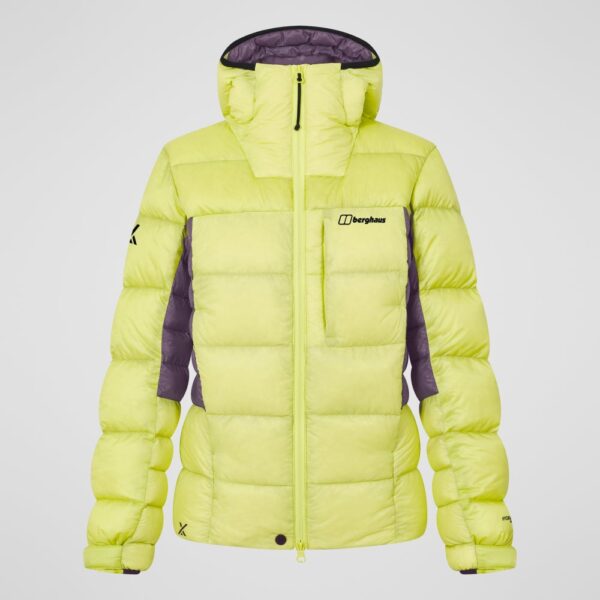 Berghaus Women's MTN Arete Ultra Down Hoody - Yellow/Purple