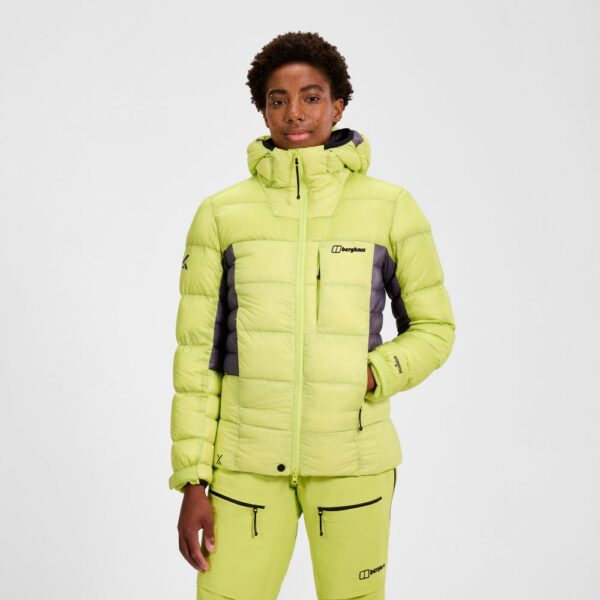 Berghaus Women's MTN Arete Ultra Down Hoody - Yellow/Purple