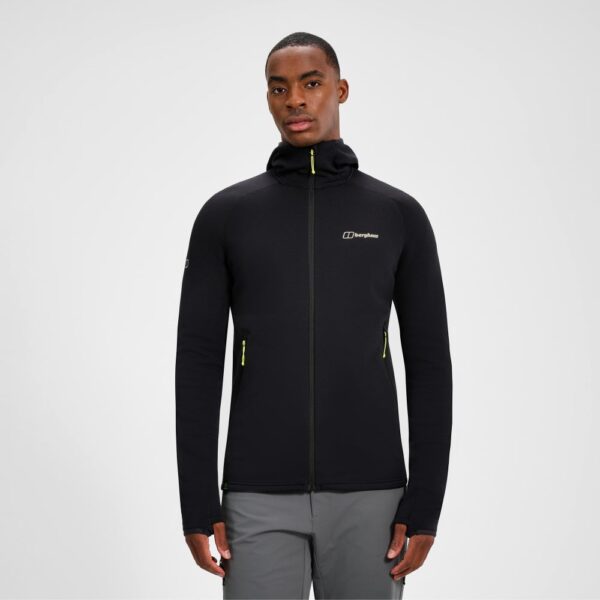 Berghaus Men's Kinetic Powerstretch Hoody - Black - Image 3
