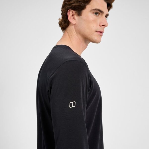 Berghaus Men's Delta Long Sleeve Tech Tee - Black - Image 8