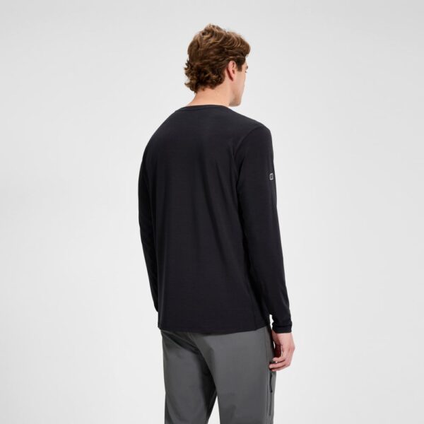 Berghaus Men's Delta Long Sleeve Tech Tee - Black - Image 5