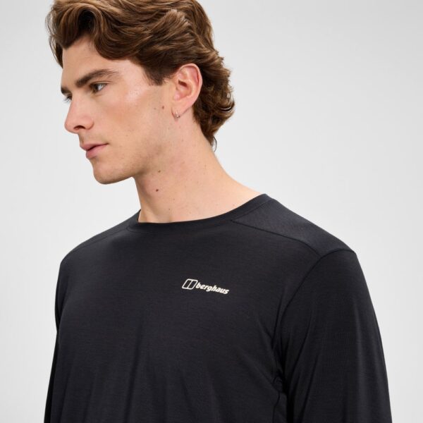 Berghaus Men's Delta Long Sleeve Tech Tee - Black - Image 7