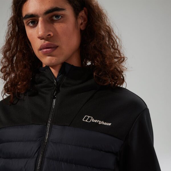 Berghaus Men's Vaskye Hybrid Hooded Insulated Jacket - Black