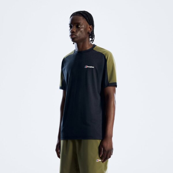Berghaus Men's Farndale Tech Tee - Jet Black/Jet Black