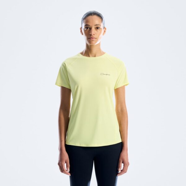 Berghaus Women's 24/7 Crew Short Sleeve Tech Tee - Yellow