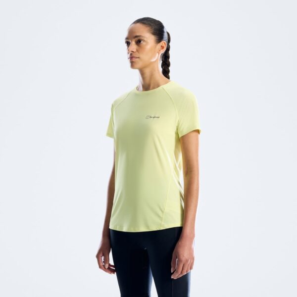 Berghaus Women's 24/7 Crew Short Sleeve Tech Tee - Yellow