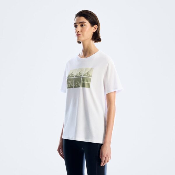 Berghaus Women's Mountainscape Essential Tee - White