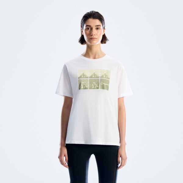 Berghaus Women's Mountainscape Essential Tee - White