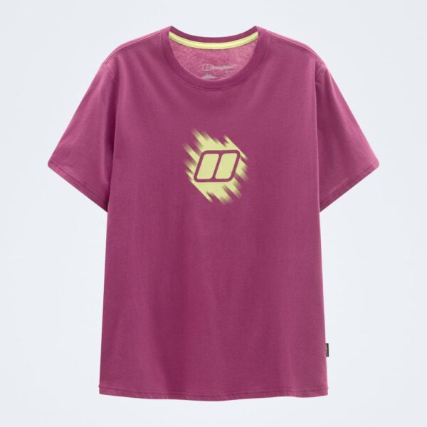 Berghaus Women's Sketched Blocks Essential Tee - Purple