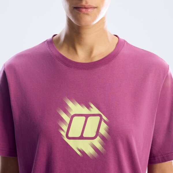 Berghaus Women's Sketched Blocks Essential Tee - Purple