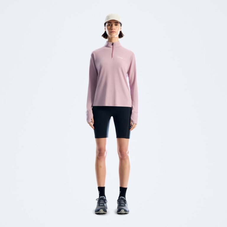 Berghaus Women's Ivyhill Half Zip Top - Purple
