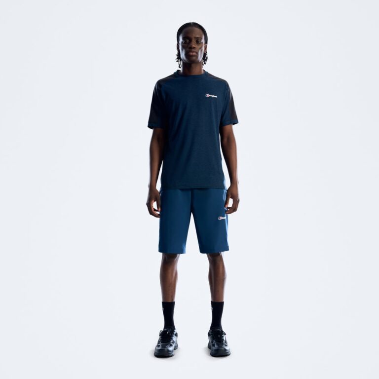 Berghaus Men's Farndale Tech Tee - Hale Navy/Jet Black-4A000110006