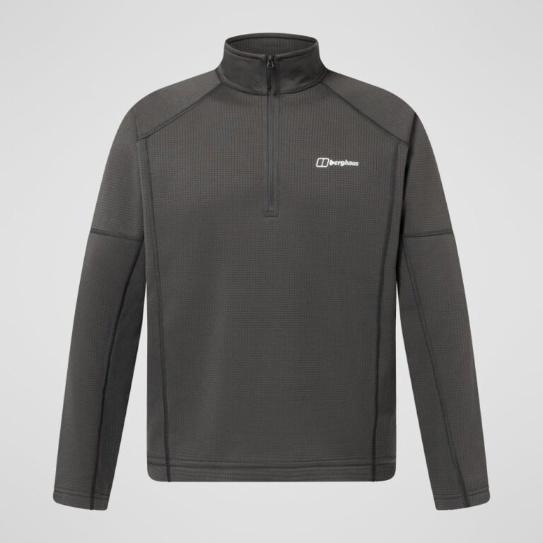 Berghaus Men's Hareby Half-Zip Fleece Jacket - Grey - 4A002384CZ8