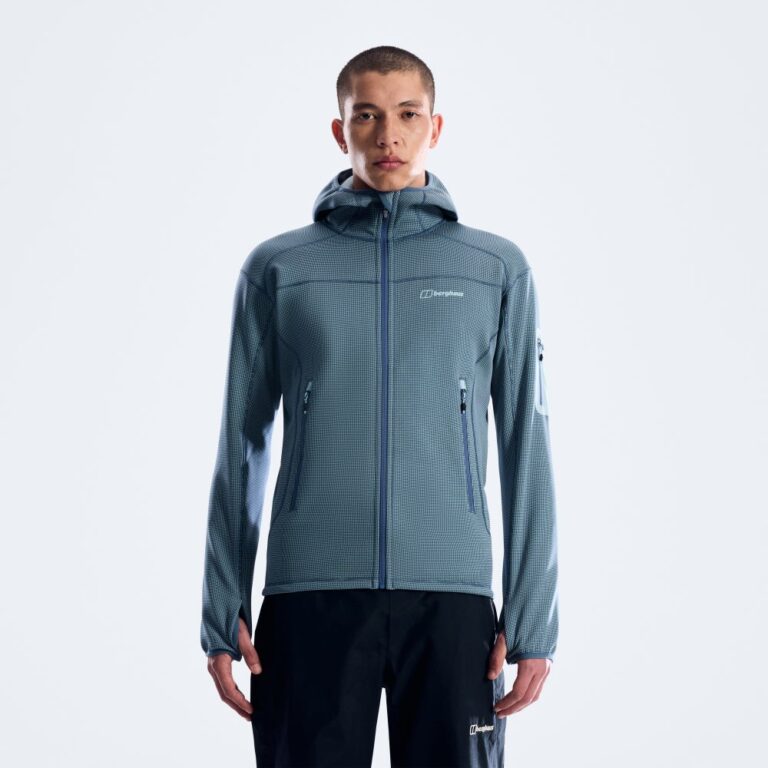 Berghaus Men's Pravitale Mtn 2.0 Hooded Fleece Jacket - Blue - 422282004