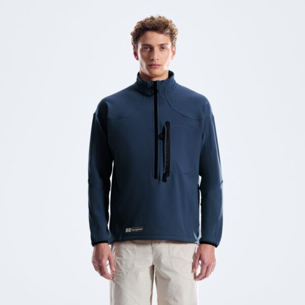 Berghaus Men's Big Wall Half Zip - Blue