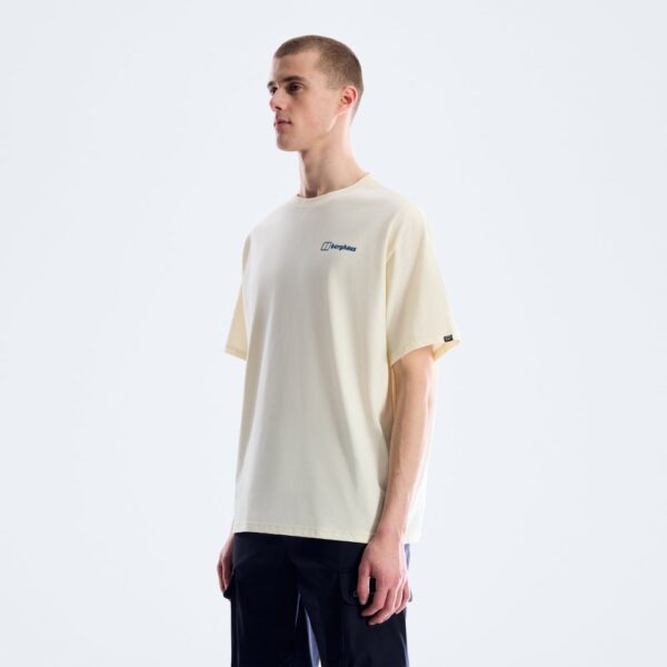 Berghaus Men's Geo Mountain Tee - Light Grey