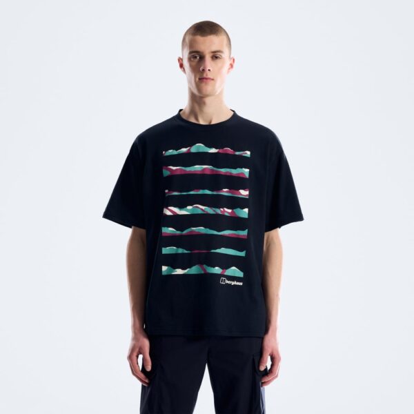 Berghaus Men's Geo Landscape Tee - Black