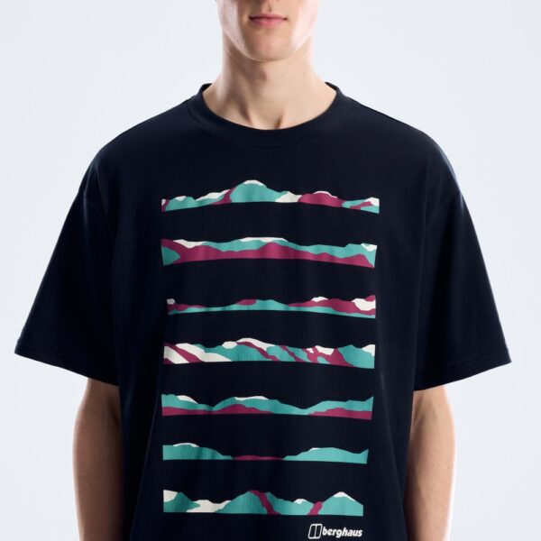 Berghaus Men's Geo Landscape Tee - Black