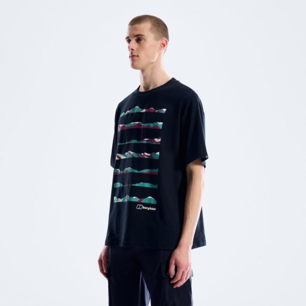 Berghaus Men's Geo Landscape Tee - Black