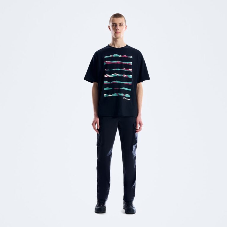 Berghaus Men's Geo Landscape Tee - Black