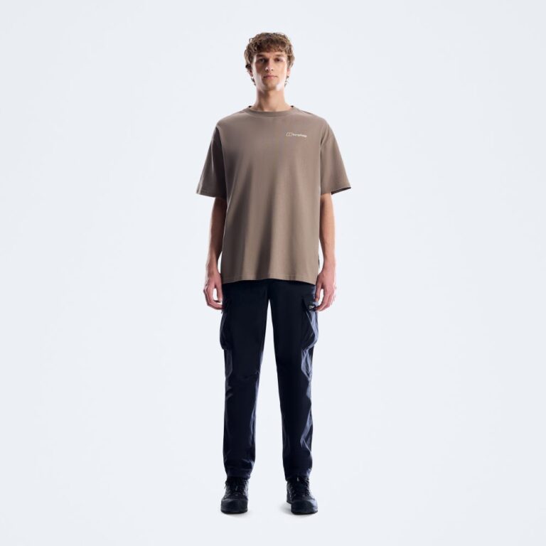 Berghaus Men's Geo Structure Tee - Dark Grey