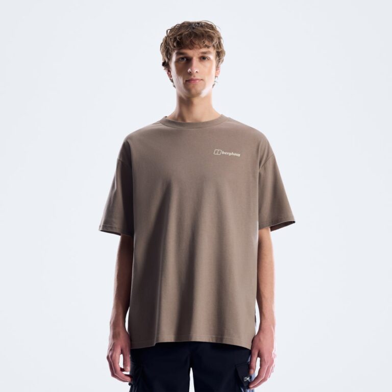 Berghaus Men's Geo Structure Tee - Dark Grey