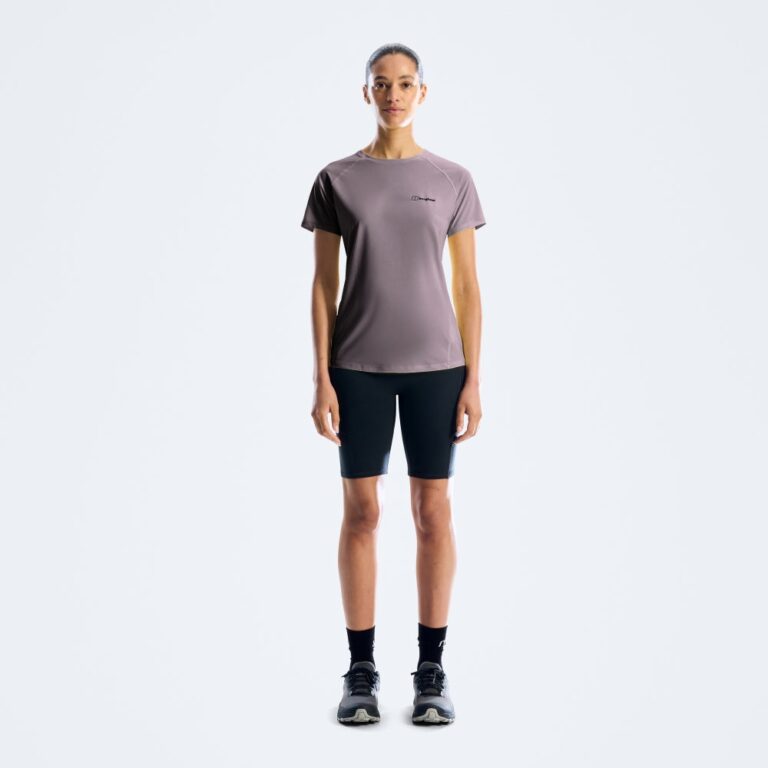 Berghaus Women's 24/7 Crew Short Sleeve Tech Tee - Purple