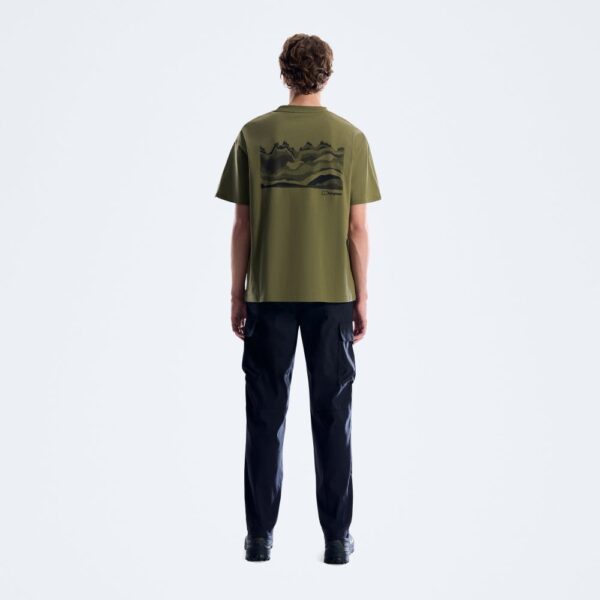 Berghaus Men's Geo Mountain Tee - Dark Green