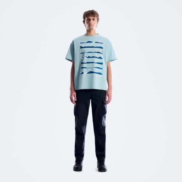 Berghaus Men's Geo Landscape Tee - Light Blue