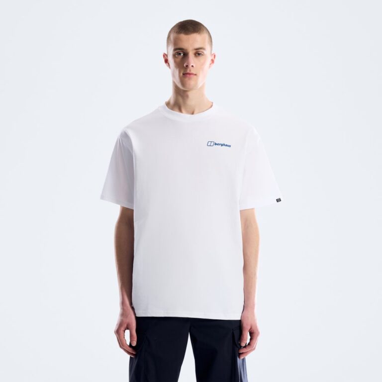 Berghaus Men's Big Wall Matrix Tee - White