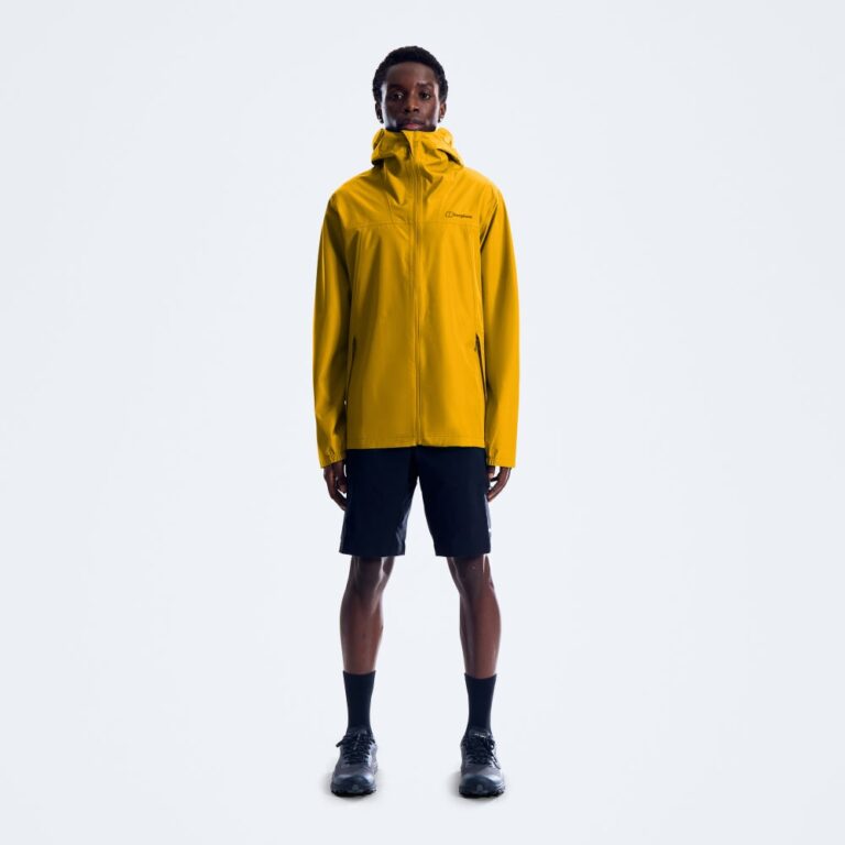 Berghaus Men's Deluge Pro 3.0 Waterproof Jacket - Dark Yellow