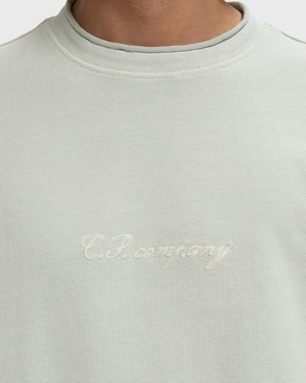 C.P. Company 10/2 Boxy Mockneck Sweatshirt MISTY BLUE