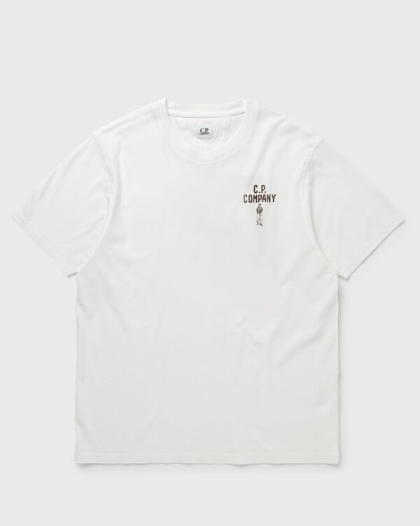 C.P. Company 30/1 Jersey Short Sleeve British Sailor T-Shirt Gauze White 20CMTS174A110579W-103