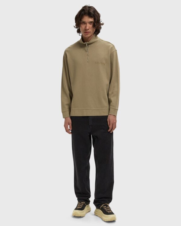 C.P. Company HALF ZIP SWEATSHIRT Moss Grey