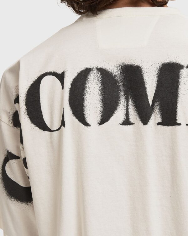 C.P. Company 1020 Jersey Short Sleeve Stencil T-Shirt Gauze White