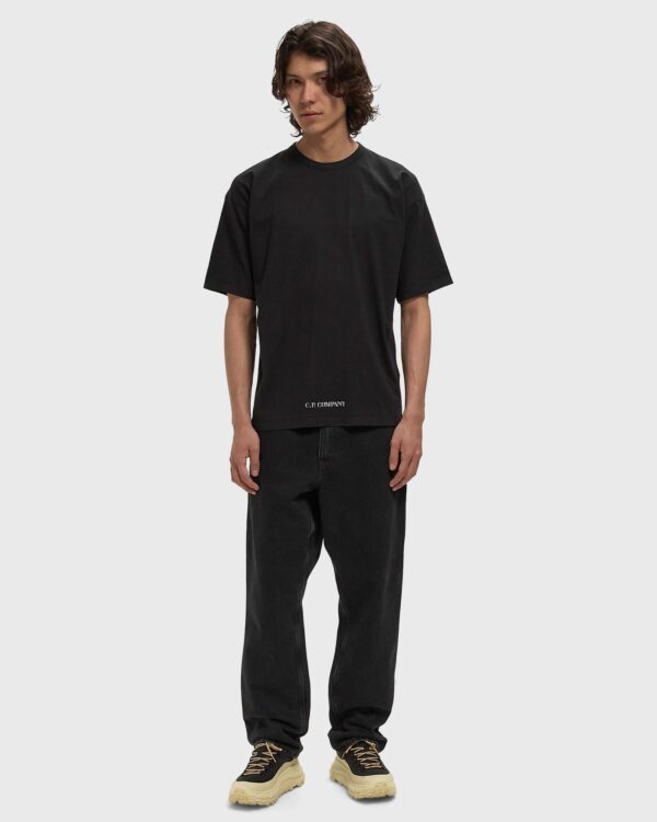 C.P. Company 020 Jersey Short Sleeve Stencil T-Shirt Black