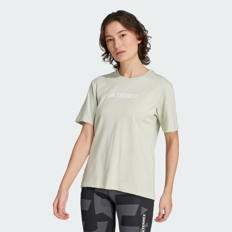 adidas Terrex Classic Logo T-Shirt Linen Green