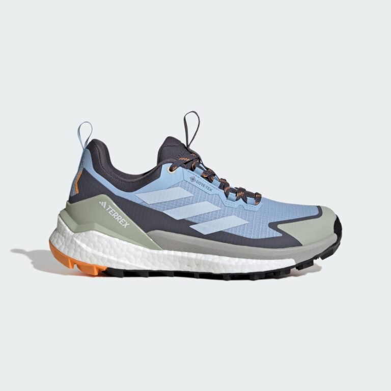adidas Terrex Free Hiker 2.0 Low Gore-Tex Hiking Shoes Glow Blue / Crystal Sky / Aurora Onix