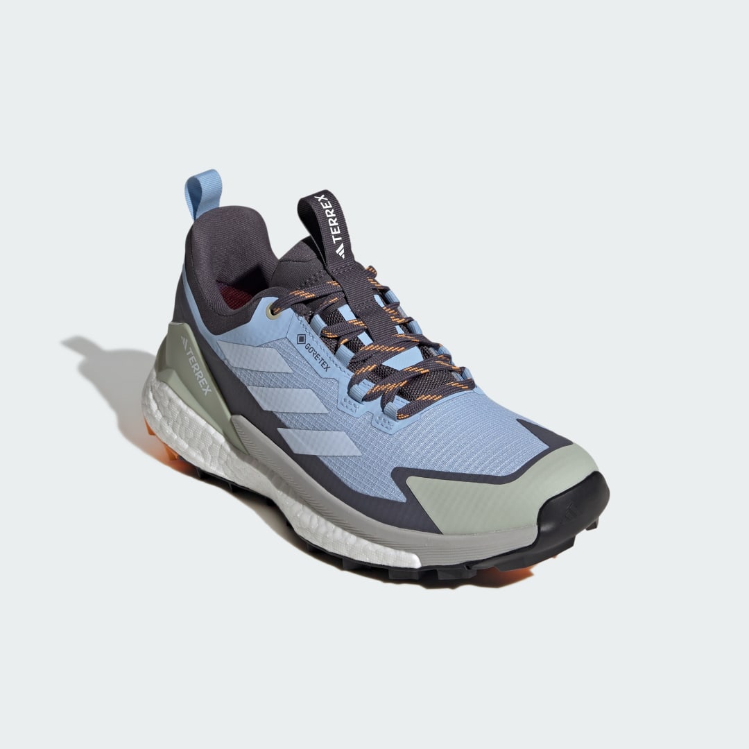 adidas Terrex Free Hiker 2.0 Low Gore-Tex Hiking Shoes Glow Blue / Crystal Sky / Aurora Onix - Image 4