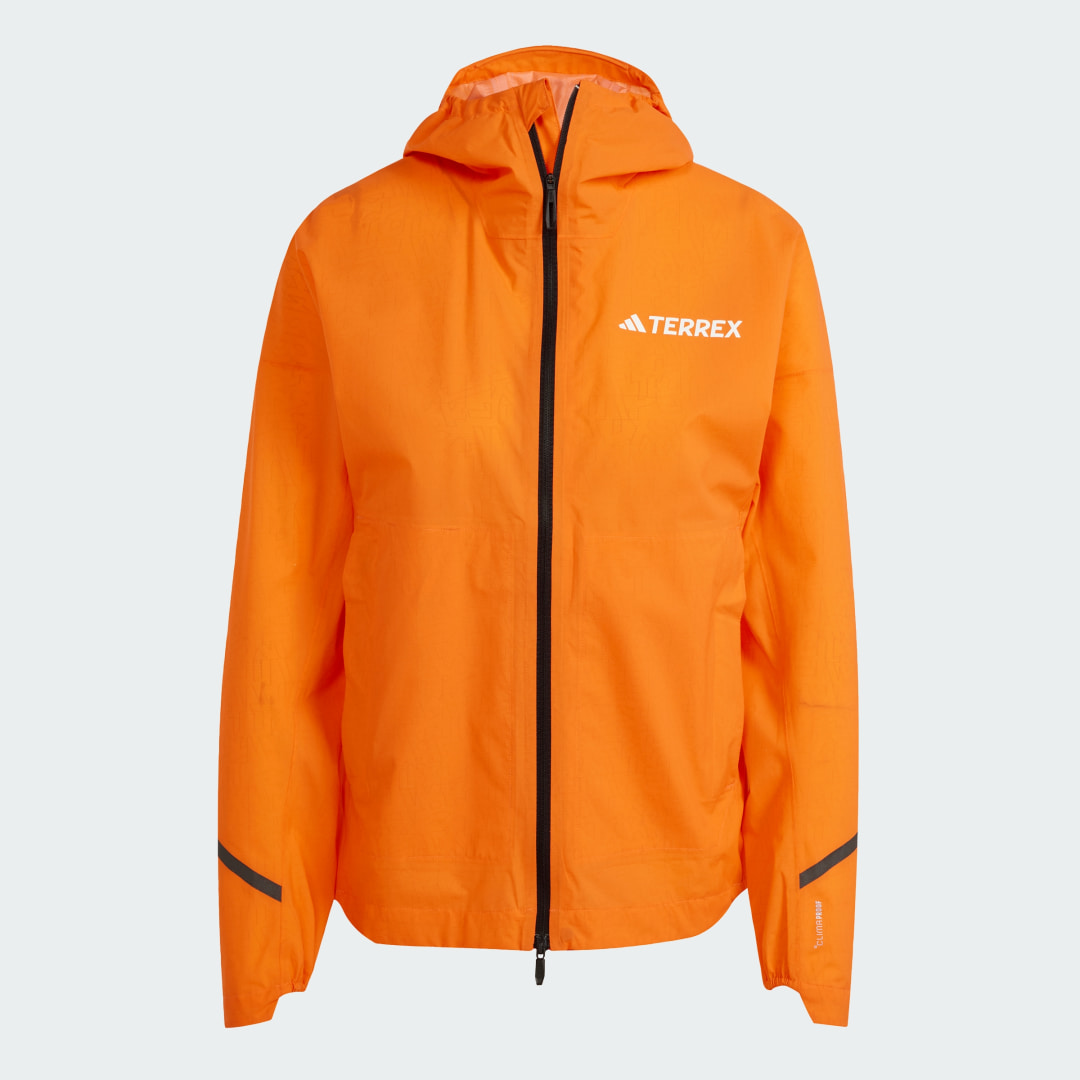 adidas Terrex Xperior 2.5 Layer Light Climaproof Jacket Semi Impact Orange - Image 4
