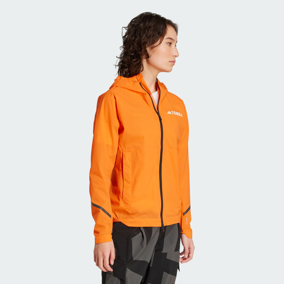 adidas Terrex Xperior 2.5 Layer Light Climaproof Jacket Semi Impact Orange - Image 3