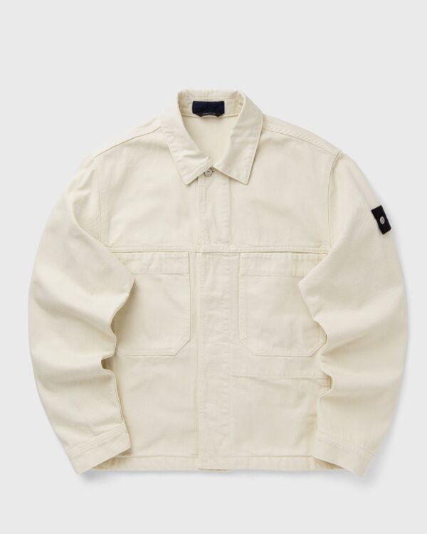 Stone Island Coach Jacket With Anti-Drop Finish Ivory L1S144100006S0J24.V0093