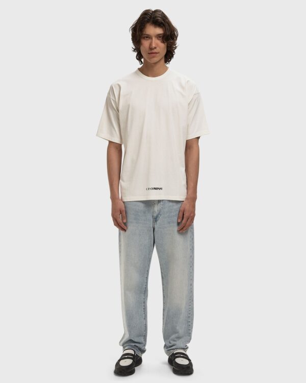 C.P. Company 1020 Jersey Short Sleeve Stencil T-Shirt Gauze White